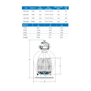 Фильтр ABLETECH T700 d711 мм. 19.5 m3/h