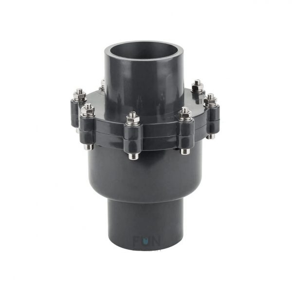 Клапан обратный поворотный(мембранный) ПВХ d110mm. PN10 ERA