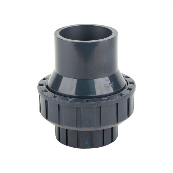 Клапан обратный пружинный ПВХ d50mm. PN10 ERA