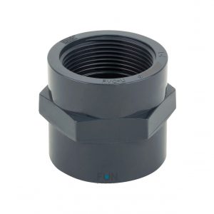Муфта ПВХ с внутренней резьбой 90х3mm. PN10 ERA (Резьба/клей)