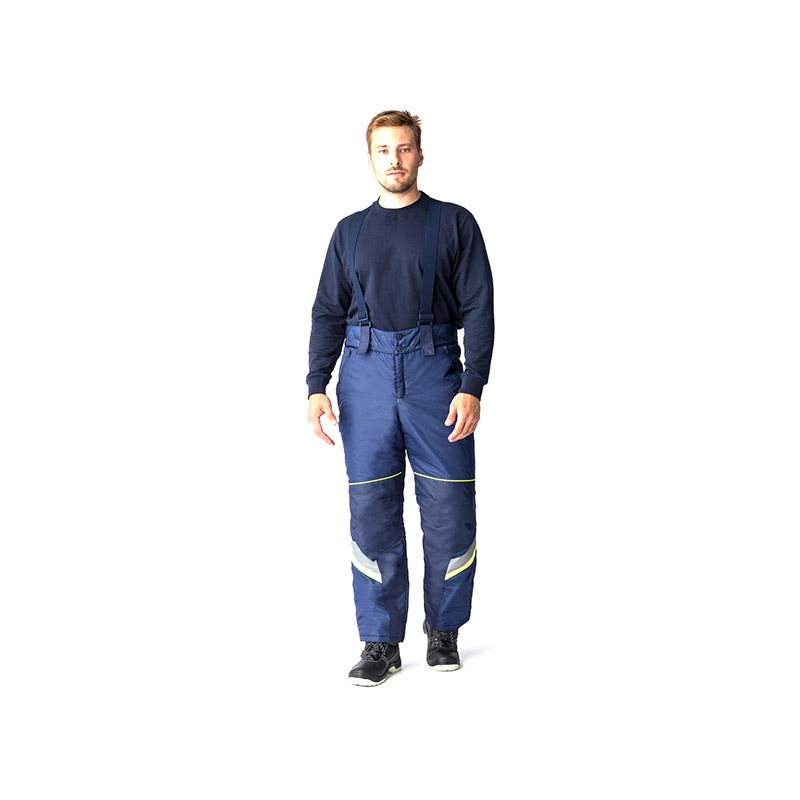 Брюки с бретелями зимние PROFLINE SPECIALIST (тк.Таслан), т.синий