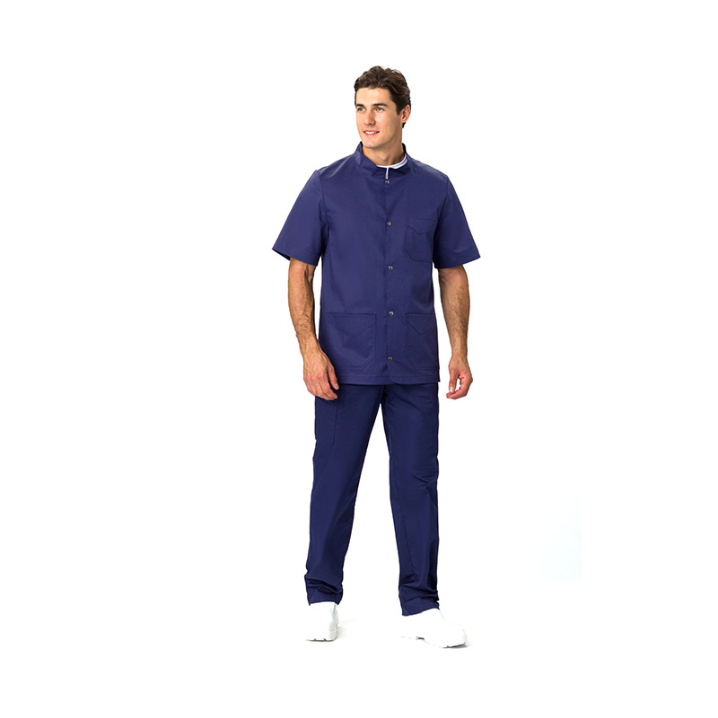 Костюм мужской Сансара-001 (тк.Смесовая,160) MedLine, т.синий