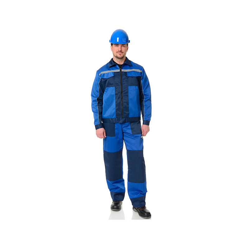 Костюм Бригадир-2 (тк.Смесовая,210) ПРАБО, васильковый/синий (Кос117)