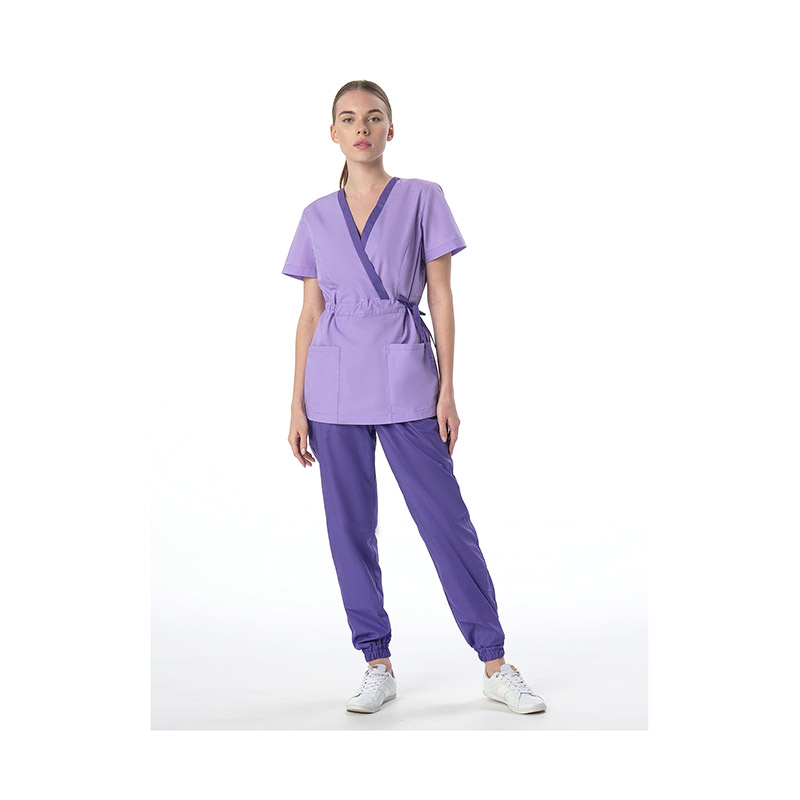 Костюм женский Симпл-001 (тк.Смесовая,120) MedLine, фиолетовый/сирень