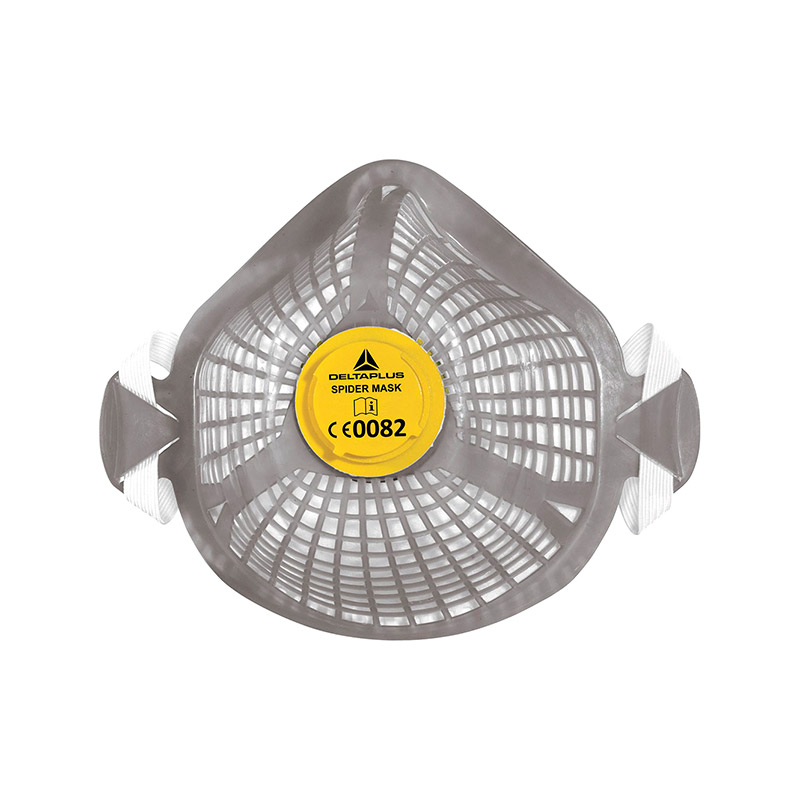 Полумаска многоразовая с клапаном (FFP2W) Delta Plus SPIDERMASK P2W X5