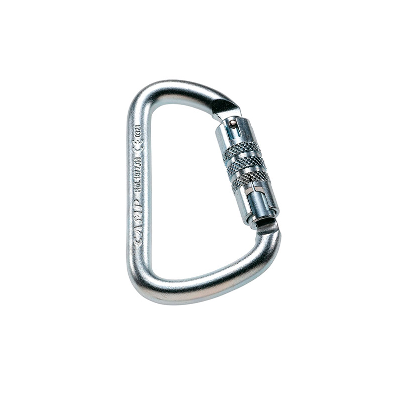 Карабин стальной D PRO 2Lock