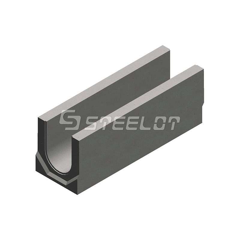 Бетонные водоотводные лотки SteePlus DN200 без уклона, кл. Е600