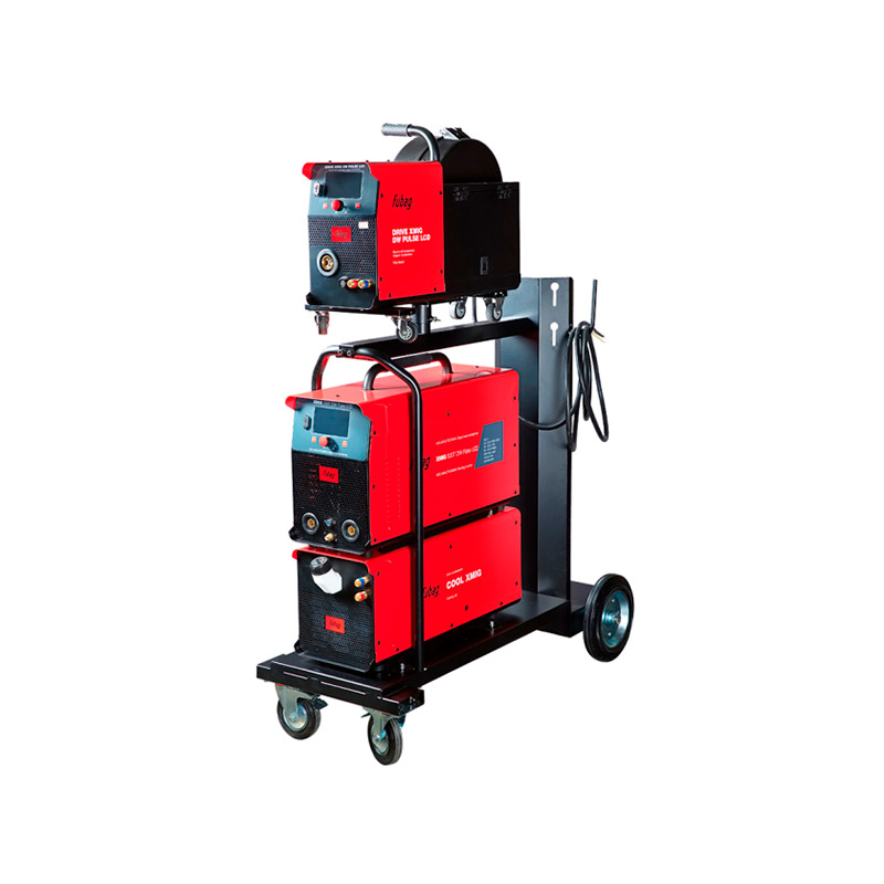 Сварочный полуавтомат FUBAG XMIG 500T DW PULSE (380 В) + под. мех., горелка, шланг 5 м, блок охл., тележка