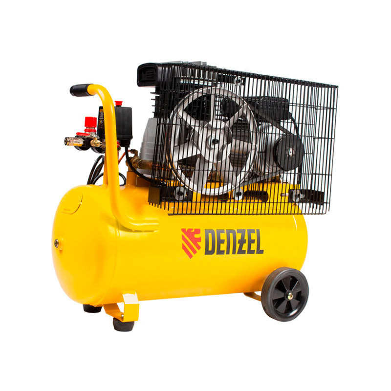 Поршневой компрессор BCI2300/50, масл. (220 В, 50 л), DENZEL