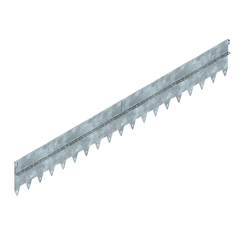 Металлический бордюр Т-образный 120x15.5x2.16