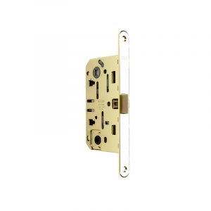 B01102.50.03.567 Замок межкомнатный (BOX) WC AGB MEDIANA EVOLUTION (золото) + отв. планка