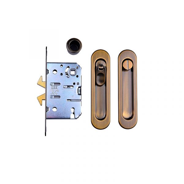 B02923.50.12 Комплект для раздвижных дверей KIT SCIVOLA (античная бронза)