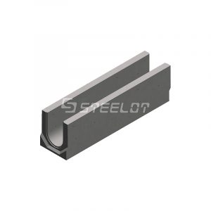 Лотки водоотводные бетонные SteePlus DN 150 с уклоном 0,5