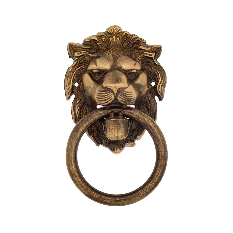 Дверная стучалка Venezia LEONE 190x110 лакированная бронза