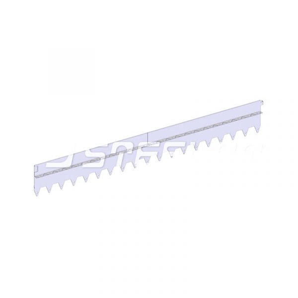 Разделитель-бордюр T-образный 1200x170x21,6x1,5, нержавеющий