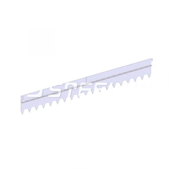Разделитель-бордюр T-образный 1200x175x21,6x1,5, нержавеющий