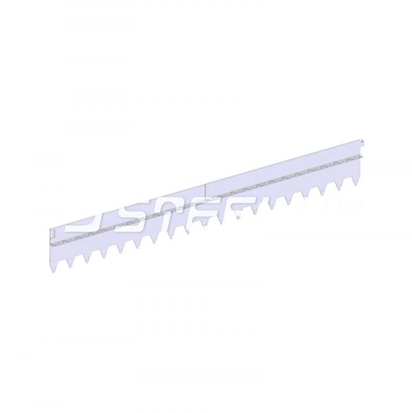 Разделитель-бордюр T-образный 1200x175x21,6x2, нержавеющий