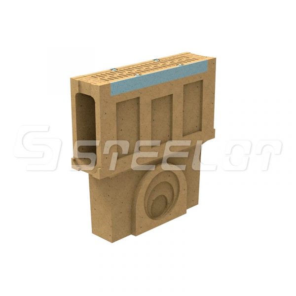 Пескоуловитель полимербетонный SteeBlock DN110 H620 F900 (до H320)