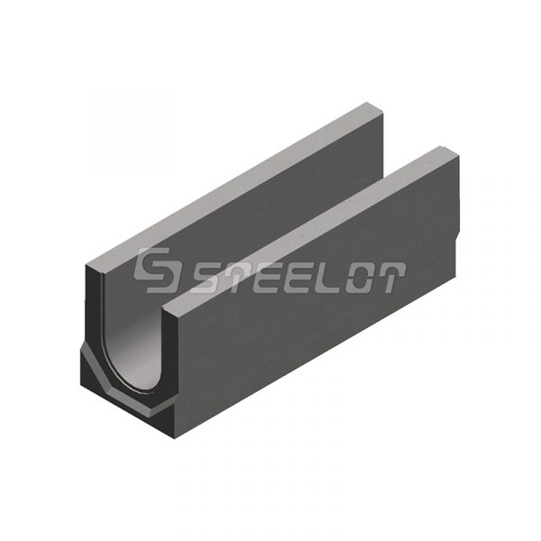 Лоток водоотводный полимербетонный SteePro PB DN200 H410 E600