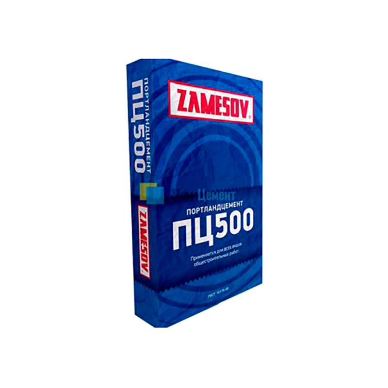 Zamesov Цемент М500 Д0 (ЦЕМ I 42,5Н), мешок 50кг