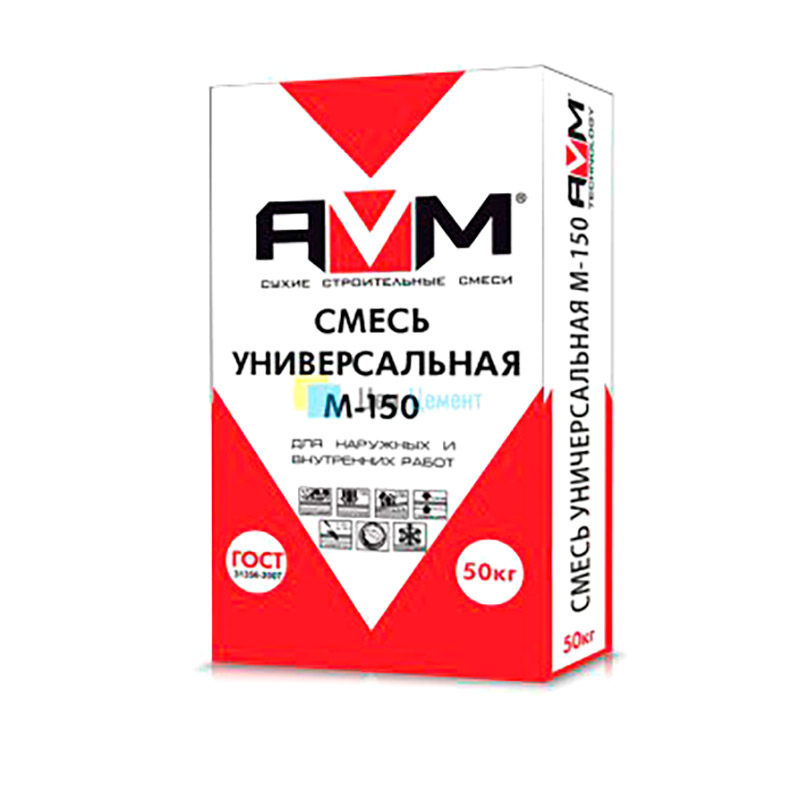 Сухая смесь М150 универсальная AVM, 50 кг
