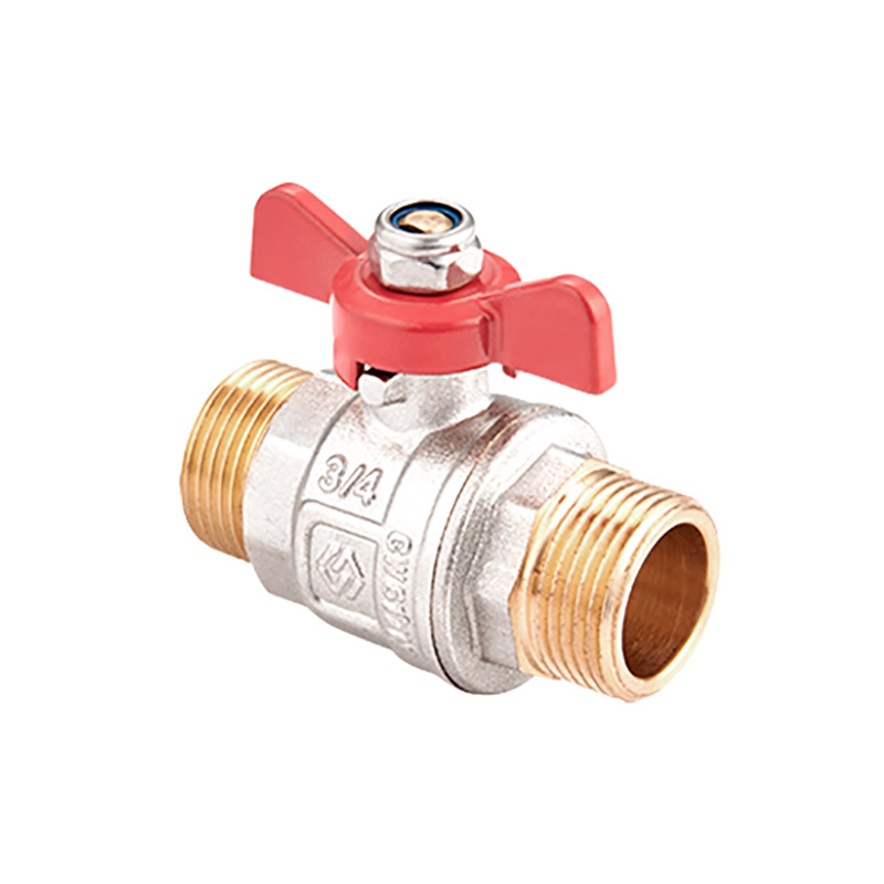 Кран шаровый 1/2" MVI (нар.нар., бабочка, полнопроходной)