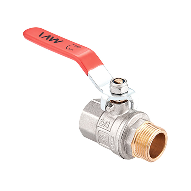 Кран шаровый 1/2" MVI (вн.нар., рычаг, полнопроходной)