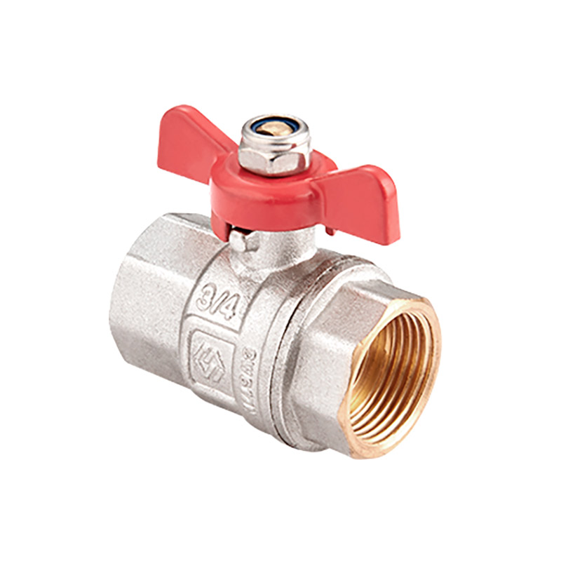 Кран шаровый 1/2" MVI (вн.вн., бабочка, полнопроходной)