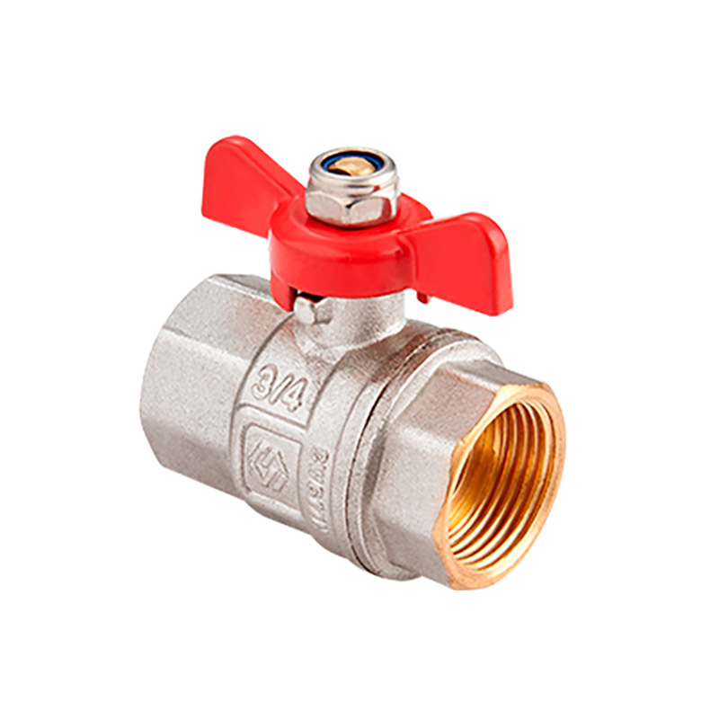 Кран шаровый 3/4" MVI (вн.вн., бабочка, полнопроходной)