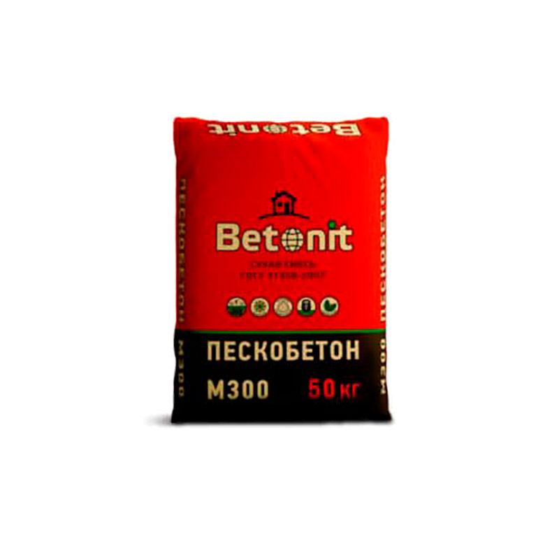 Сухая смесь м300 с ПМД -5С Пескобетон Betonit, 50 кг