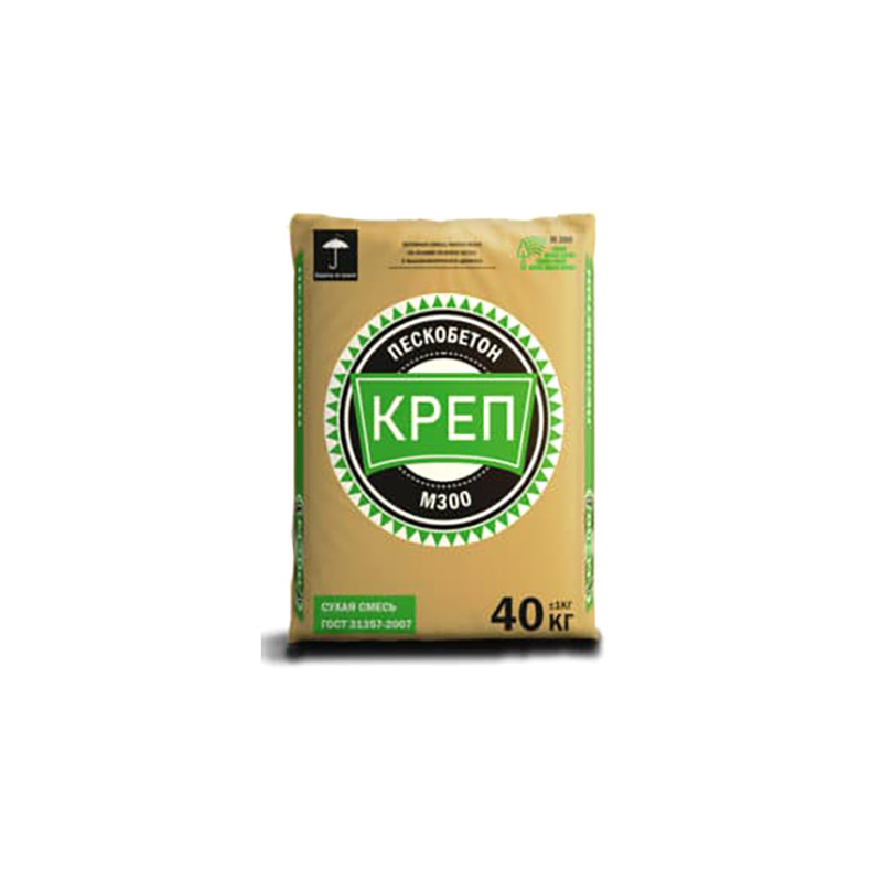 Сухая смесь м300 Пескобетон КРЕП с ПМД -5C Betonit, 40 кг