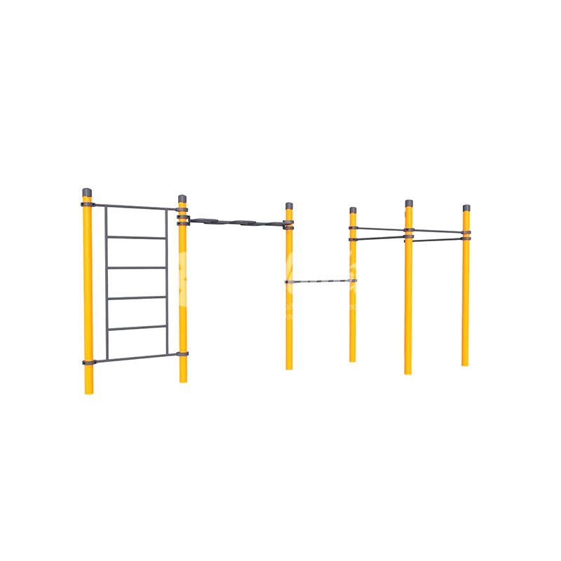 Воркаут «Комплекс 5 турников, рукоход-зигзаг и шведская стенка Адреналин»