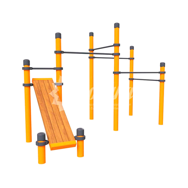 Воркаут «Комплекс 5 турников, наклонная скамья Силач»