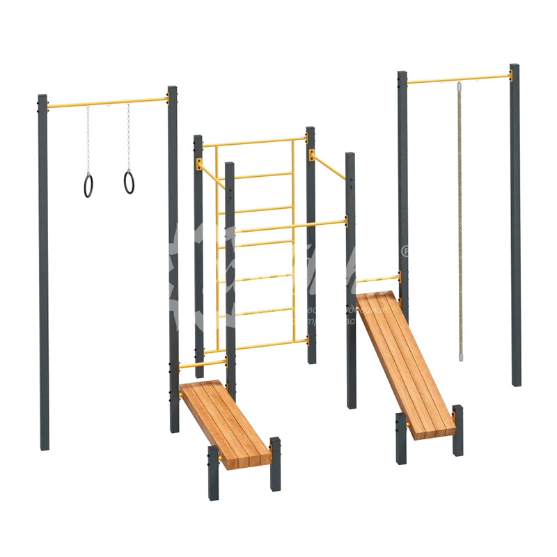 Гимнастический комплекс для воркаута «Фристайл-11» (17,1 м2)