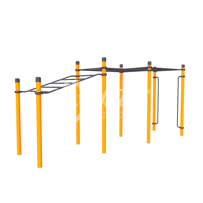 Рукоход с подъемом, рукоход классический 2-х уровневый и вертикальные поручни для ОВ «Высотник»