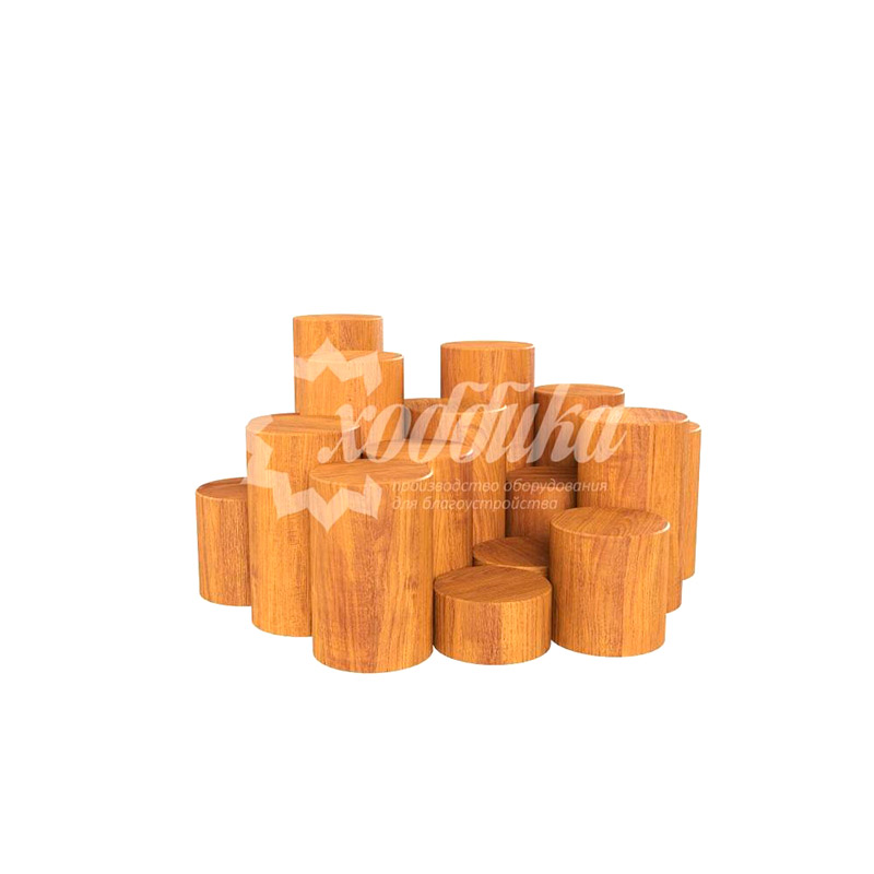Пирамида из бревен HARDWOOD «Щёлково»