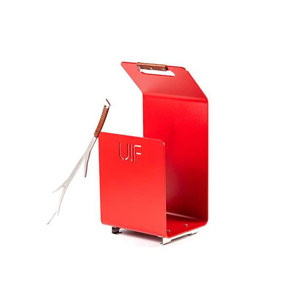 Дровница для камина UP!FLAME FIREWOOD HOLDER FN red