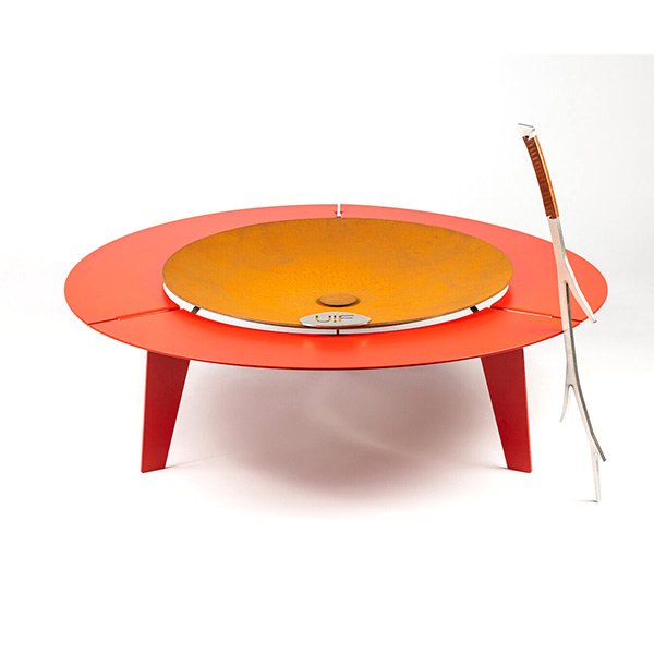 Костровая чаша UP!FLAME STEEL CUP 850 UNIQ red