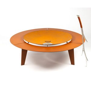 Костровая чаша UP!FLAME STEEL CUP 850 UNIQ oxi