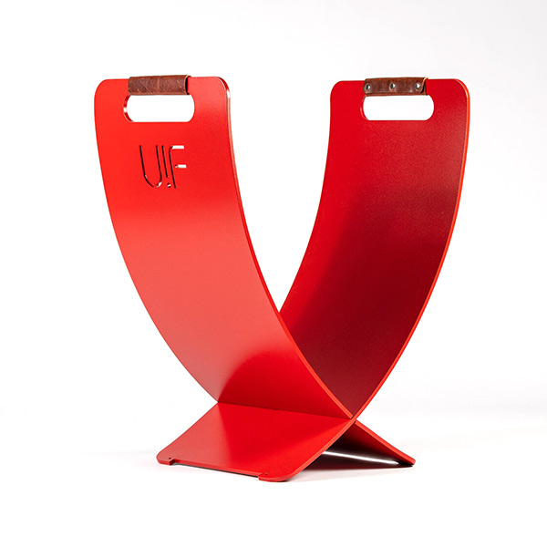 Дровница для камина UP!FLAME FIREWOOD HOLDER FS red
