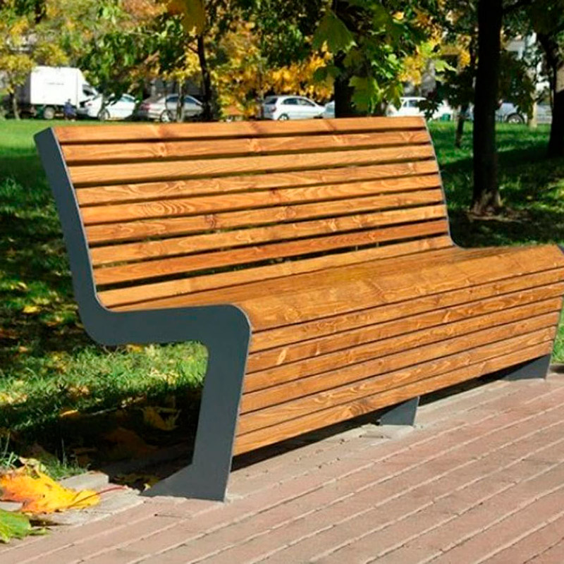 Скамья Лонг (со спинкой) МФП