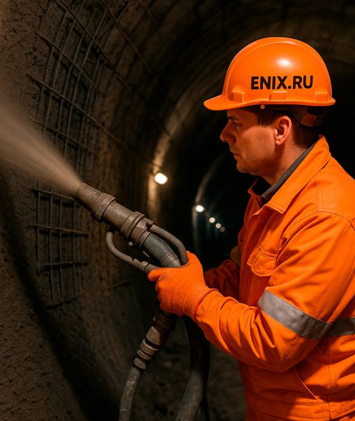 Торкретирование-тоннеля Торкретирование-тоннеля