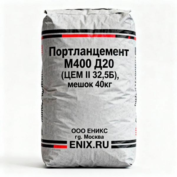 Портландцемент-М400-Д20-(ЦЕМ-II-32,5Б),-мешок-40кг