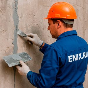 Ремонт трещин в бетоне