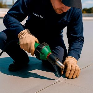 Сварка мембранной кровли