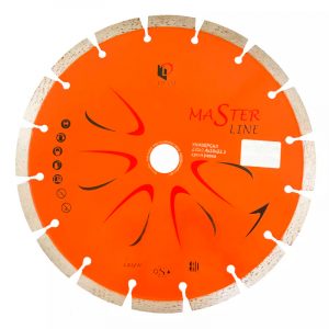 Сегментный алмазный круг 230 мм DIAM УНИВЕРСАЛ MASTER LINE 000496
