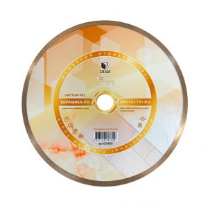 Алмазный отрезной круг DIAM КЕРАМИКА-PD 250 мм EXTRA LINE 000655