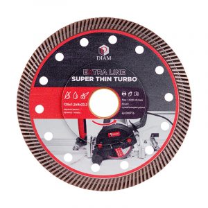 Специальный алмазный круг DIAM 125мм SUPER THIN TURBO EXTRA LINE 000716