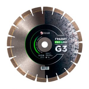 Сегментный алмазный круг DIAM 300 мм ГРАНИТ PRO LINE G3 030668