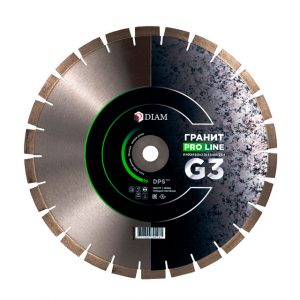 Сегментный алмазный круг DIAM 400 мм ГРАНИТ PRO LINE G3 030669